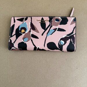 Kate Spade Cameron Paper Rose Pink Large Continental Wallet
